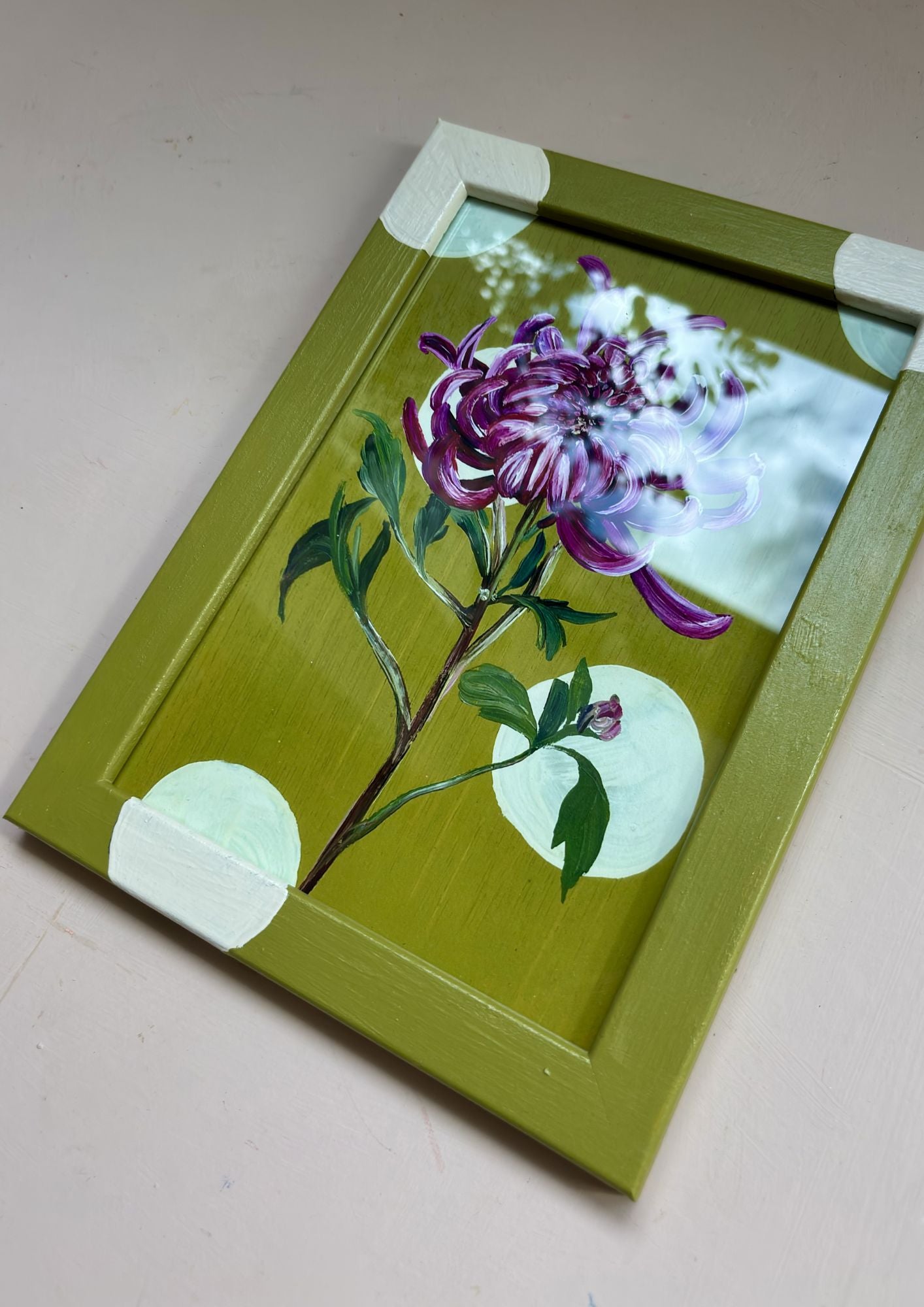 Chrysanthemum - November Birth Flower Framed Print