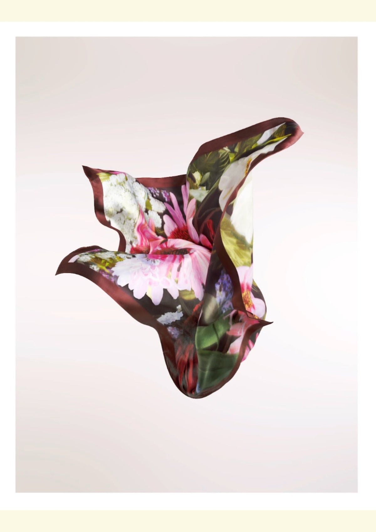 Echinacea Silk Scarf