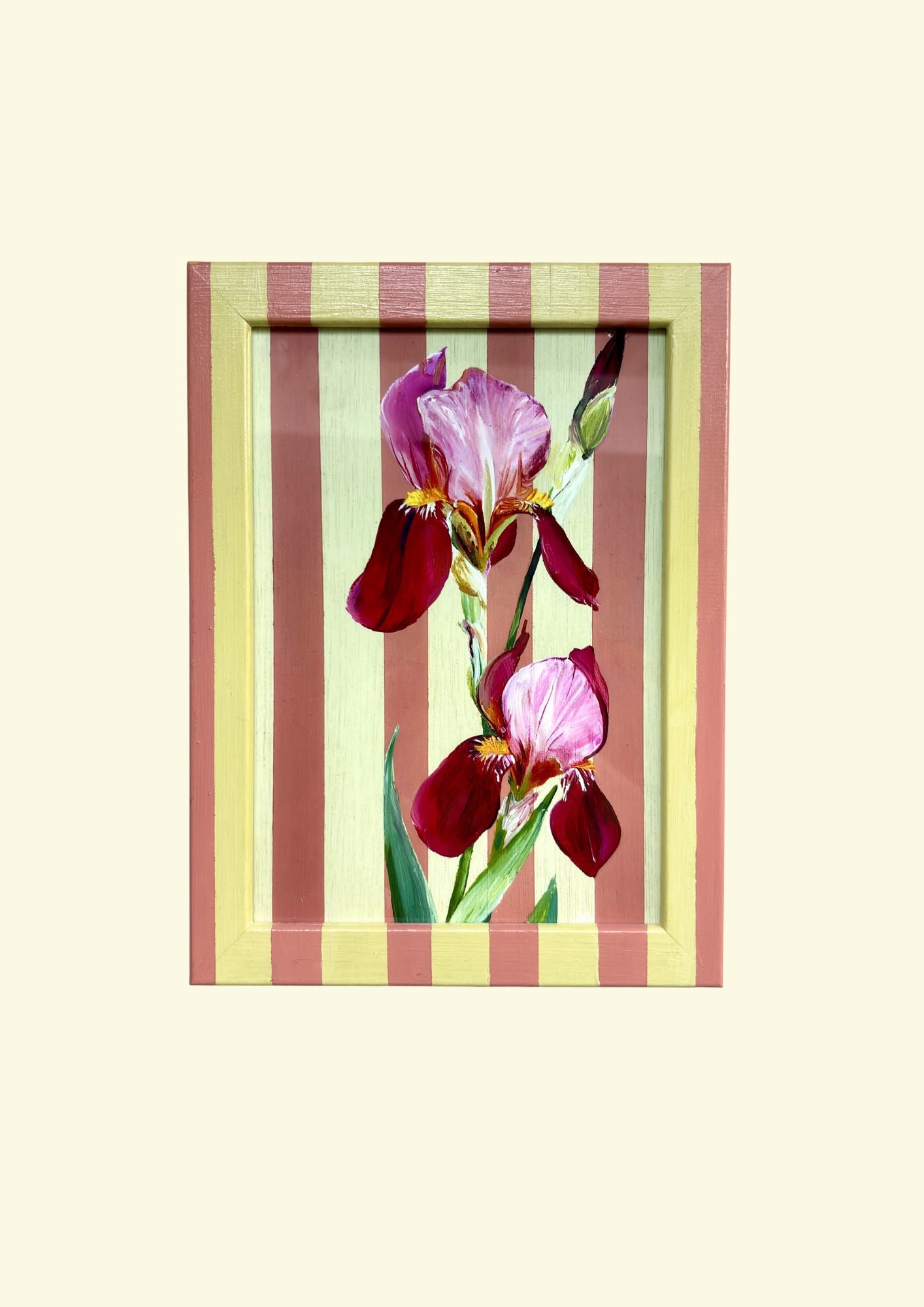 Iris - February Birth Flower Framed Print