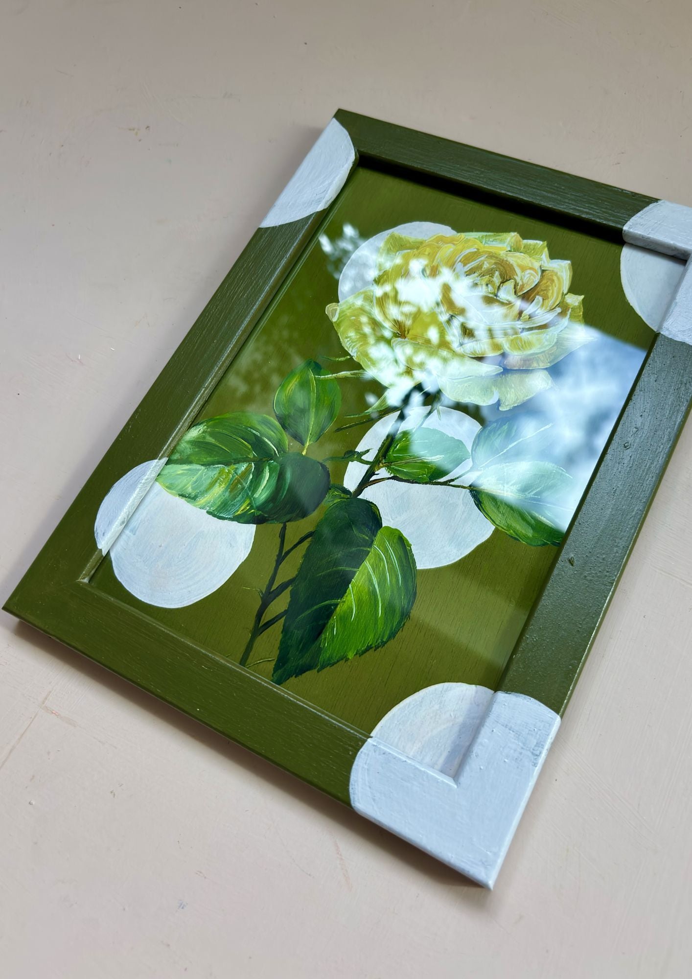 Rose- June Birth Flower Framed Print