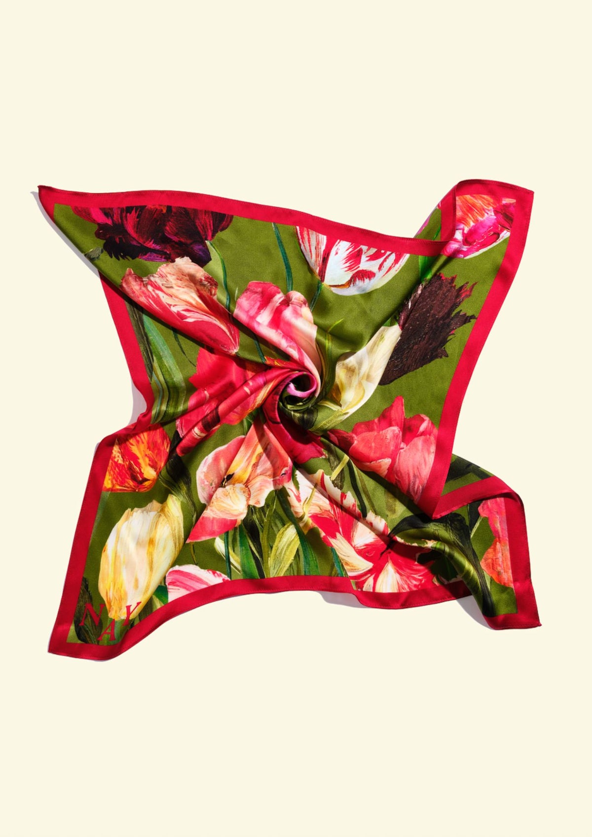 Tulip Silk Scarf