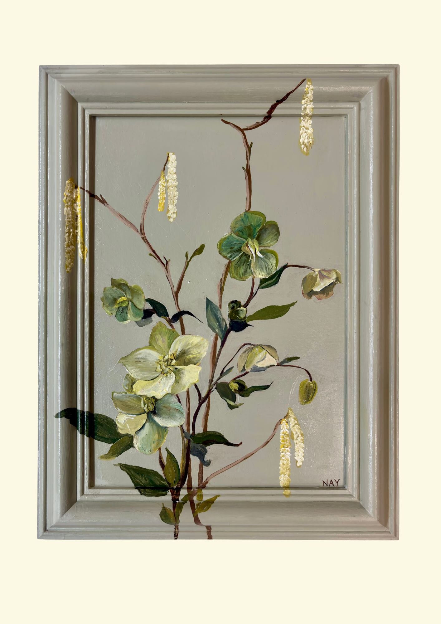 Hellebore & Hazel Branches