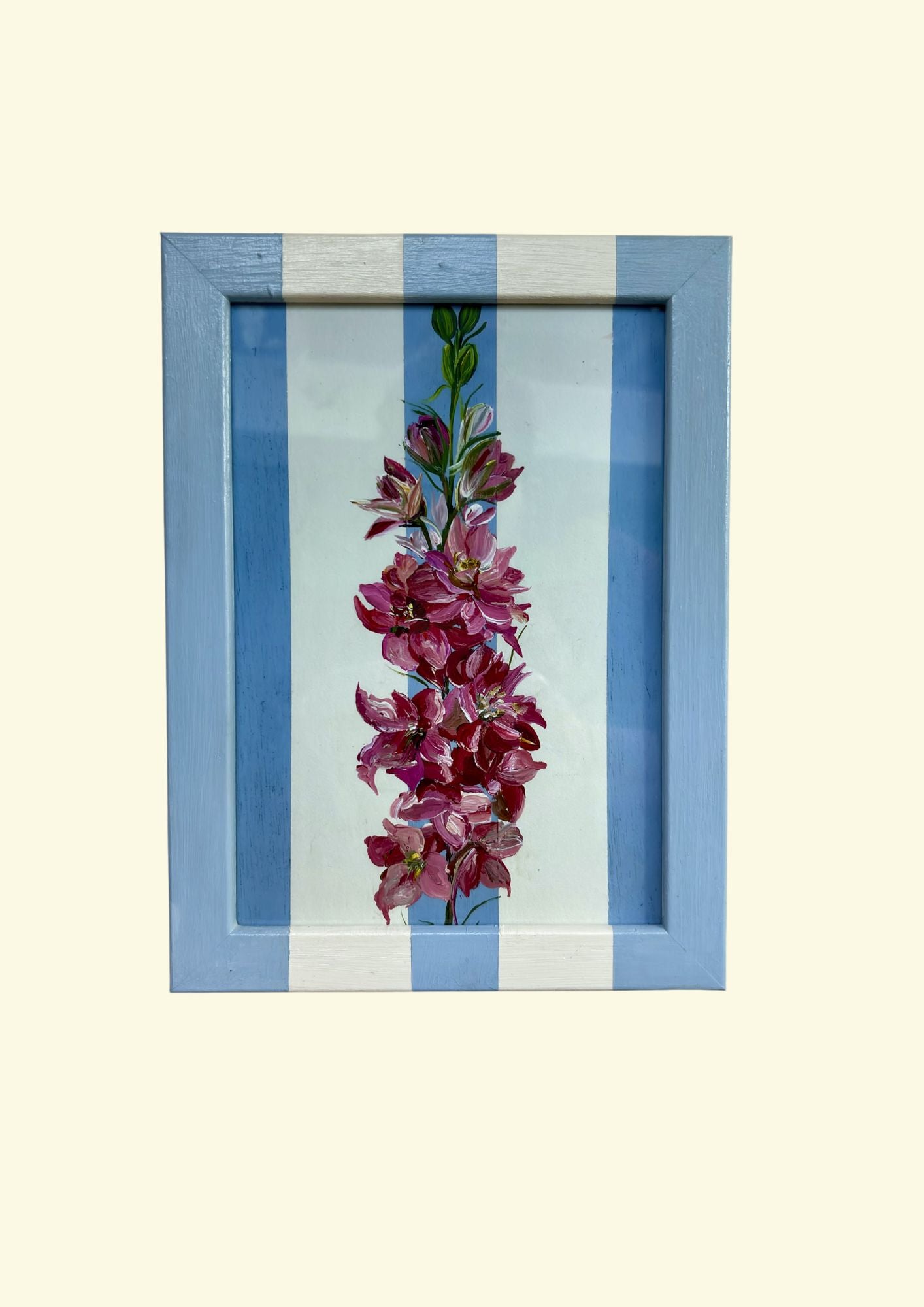 Delphinium- July Birth Flower Framed Print