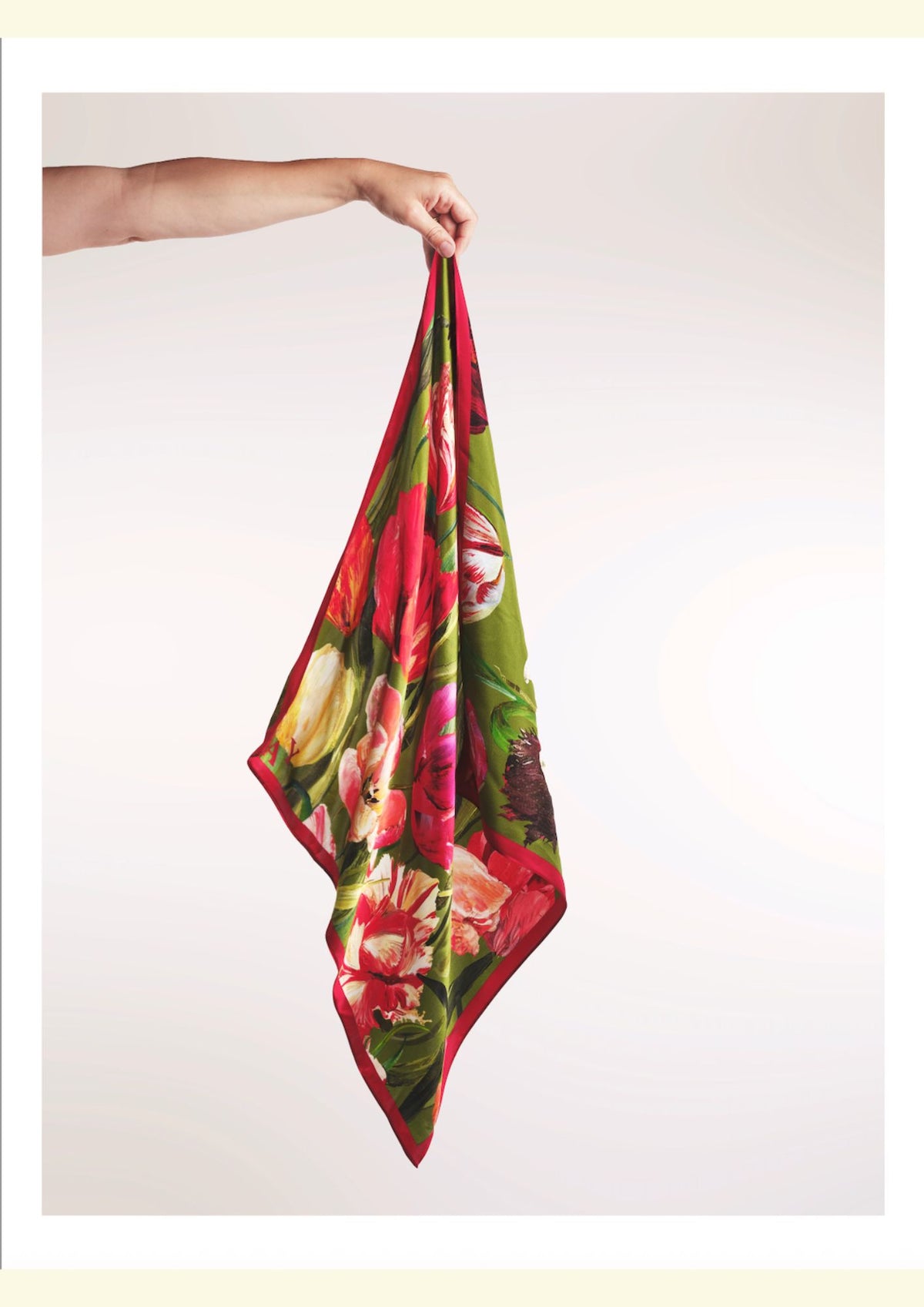 Tulip Silk Scarf