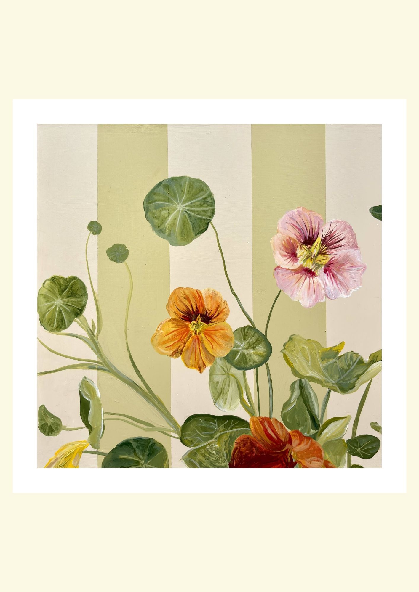 Mixed Nasturtium Print