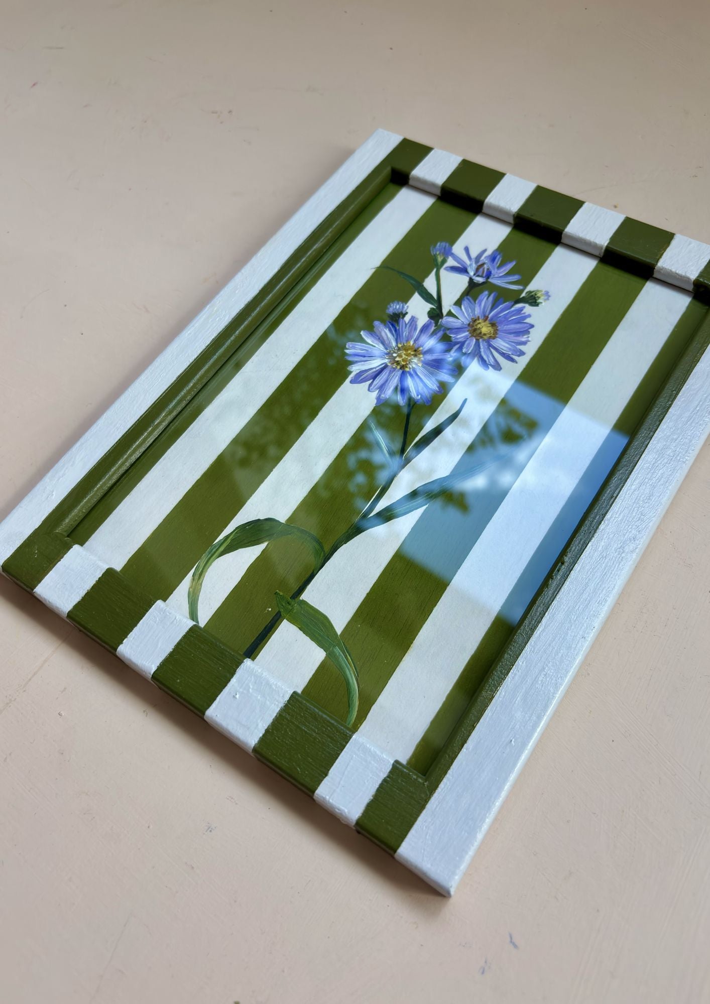 Aster - September Birth Flower Framed Print