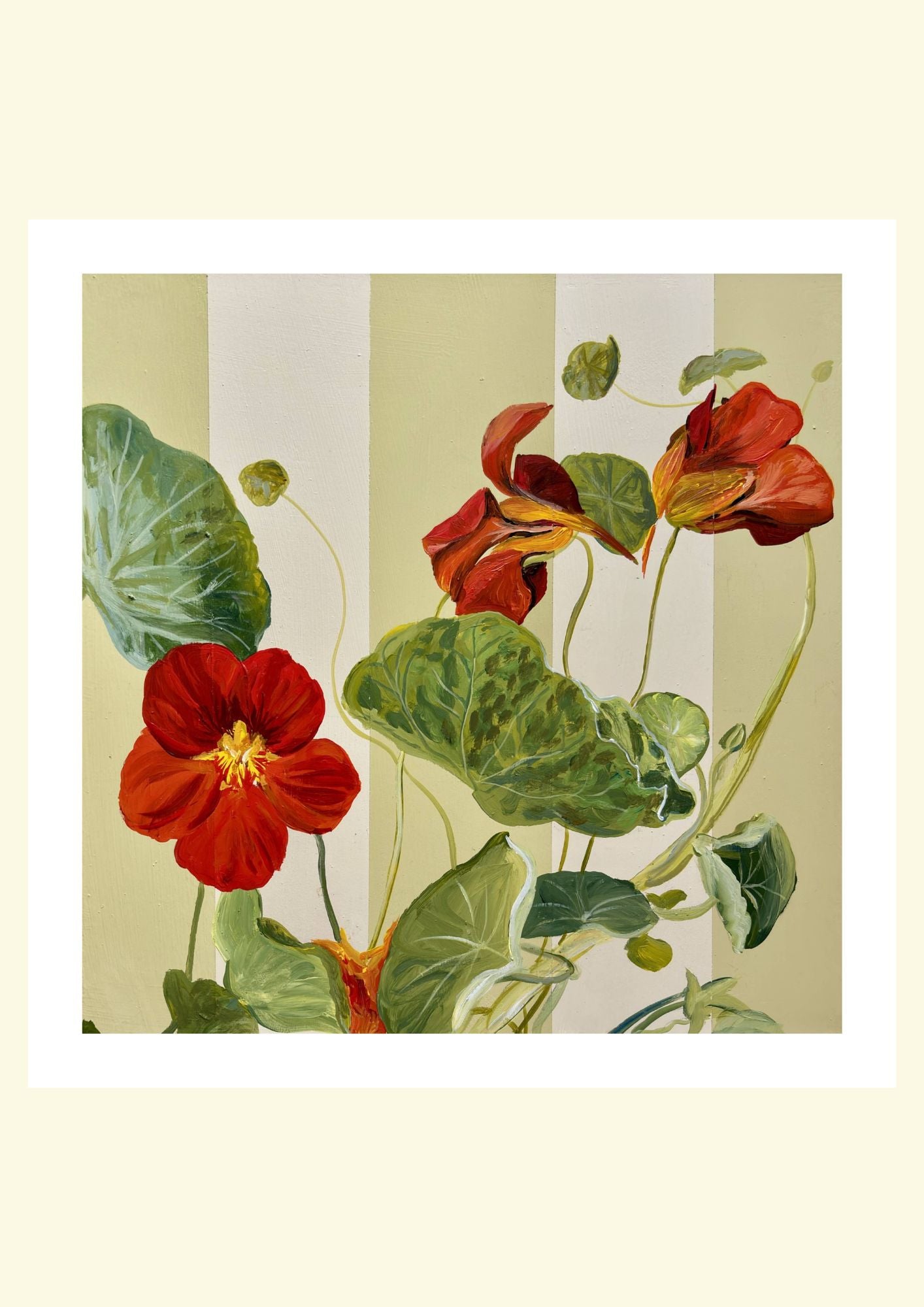 Red Nasturtium Print