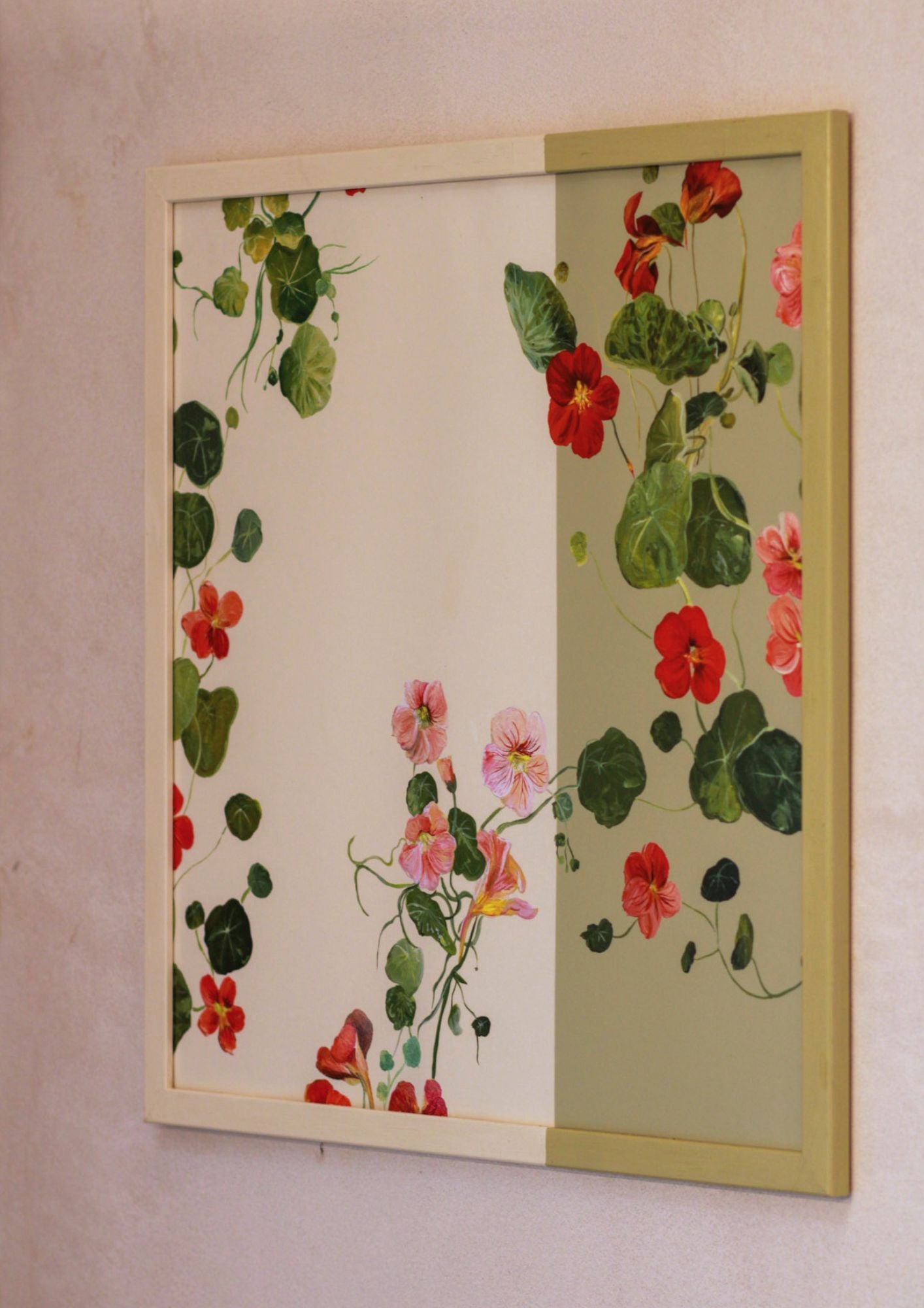 Nasturtium Salad Framed Print