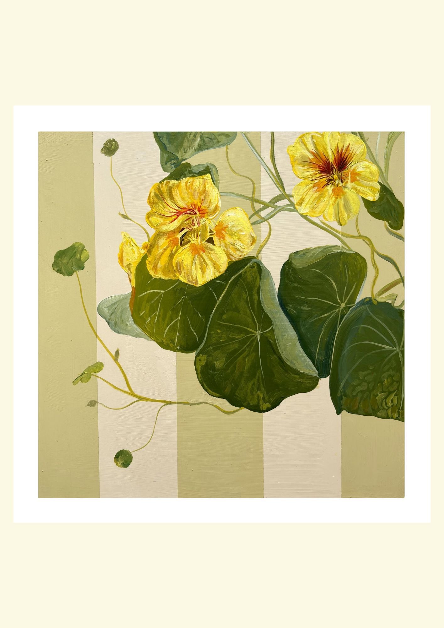 Yellow Nasturtium Print