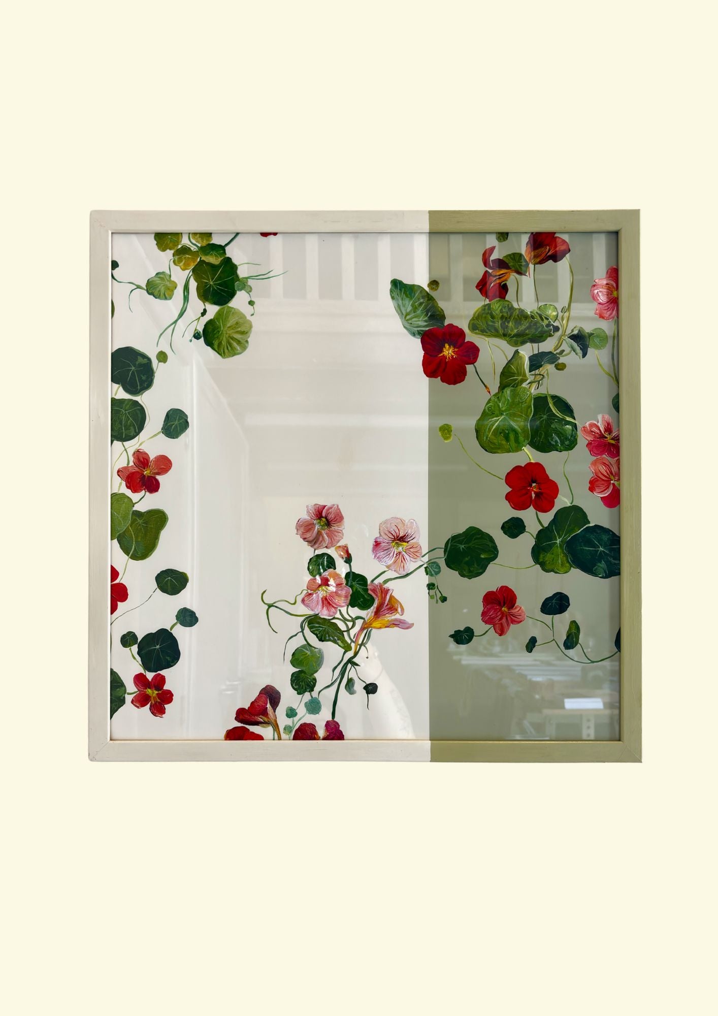 Nasturtium Salad Framed Print