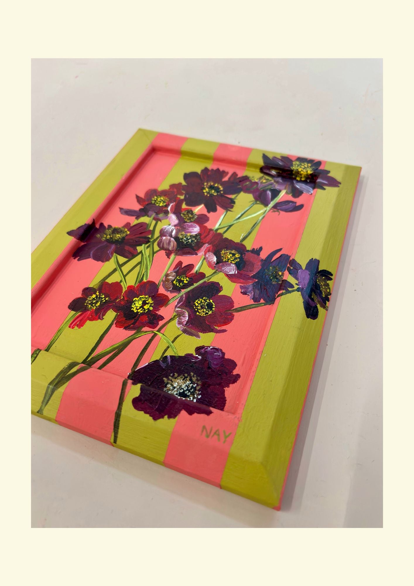 Chocolate Cosmos Stripe