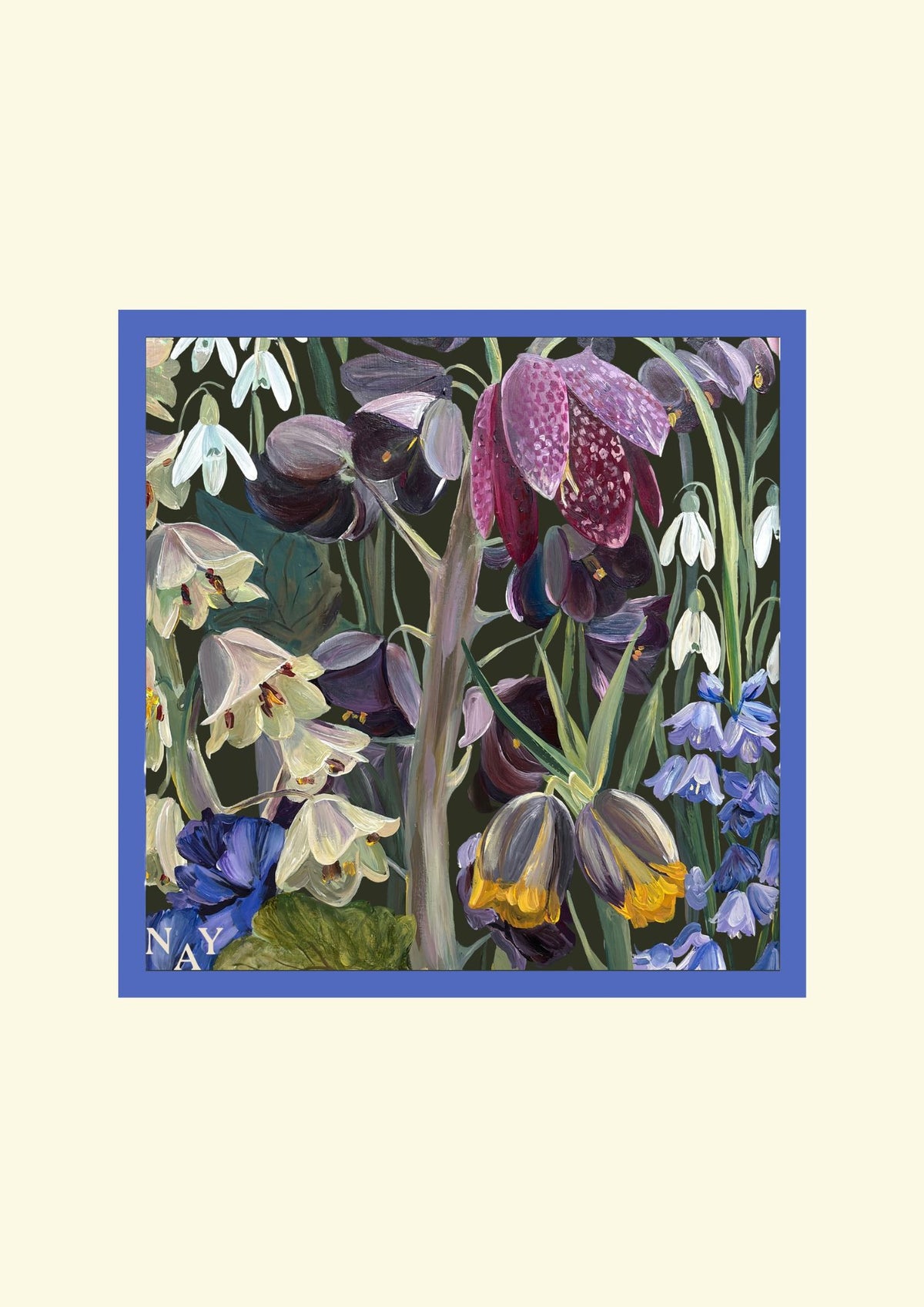 Fritillaria Silk Scarf