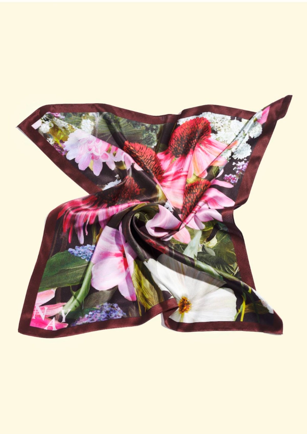Echinacea Silk Scarf