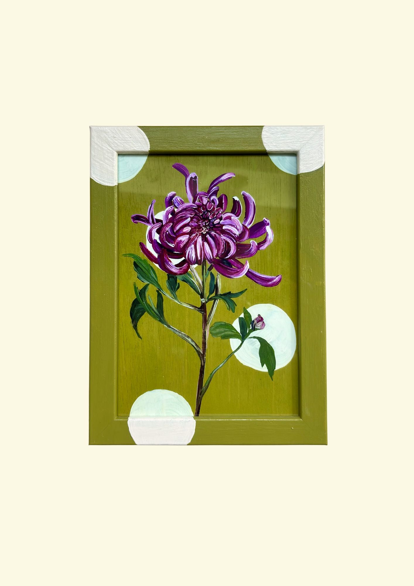 Chrysanthemum - November Birth Flower Framed Print