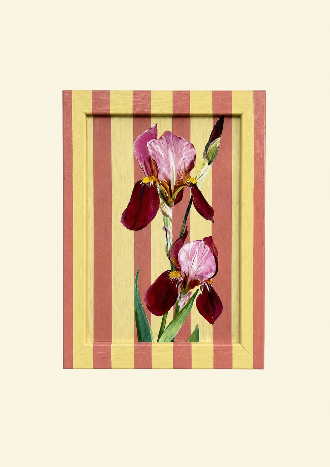 Iris - February Birth Flower Framed Print