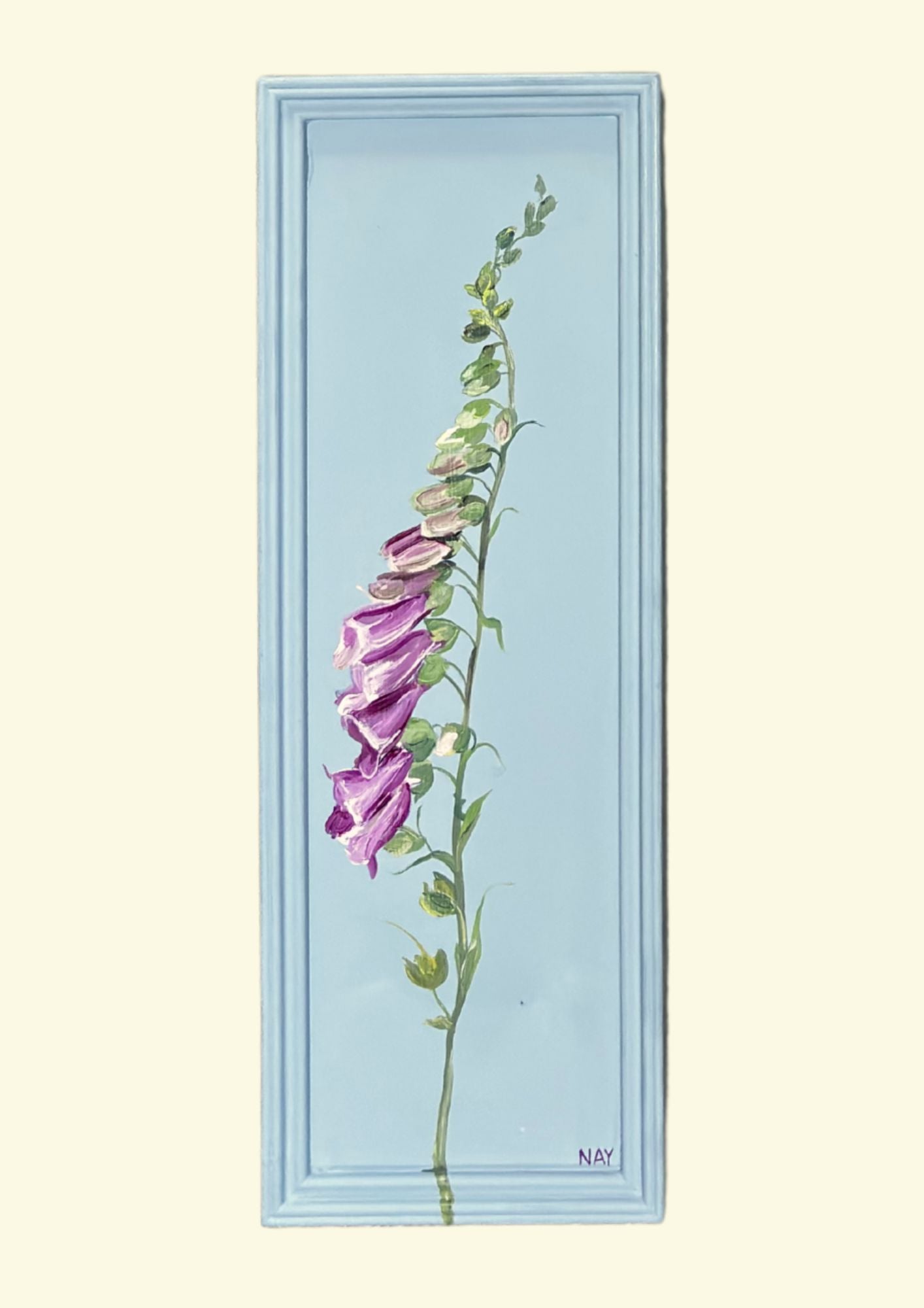 Foxglove in Powder Blue