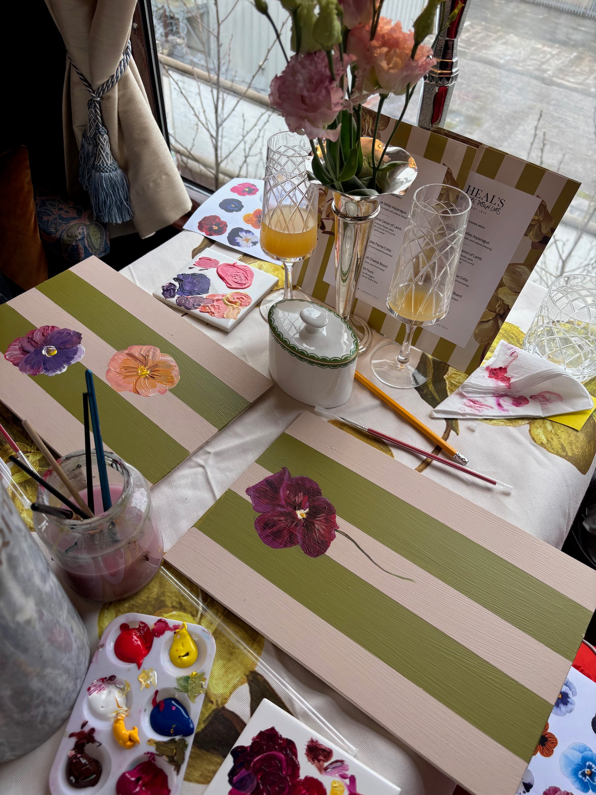 6th June 11-13.00pm | Botanical Flower Painting Workshop | Mon Pote Bristol