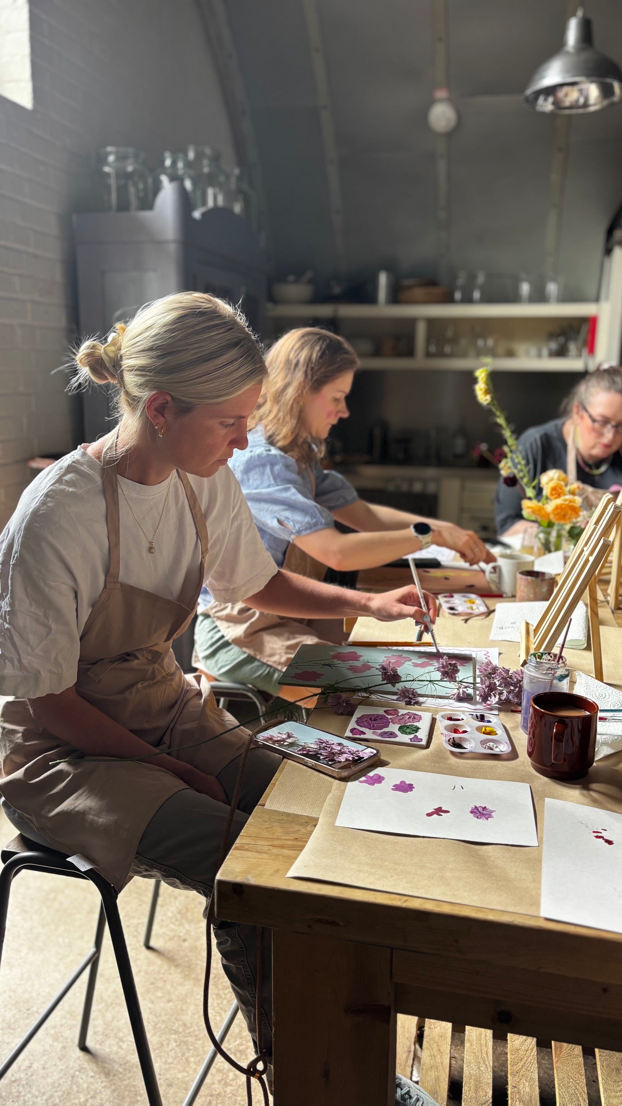 10th October 10:00-13.00pm | Botanical Flower Painting Workshop | Flourish