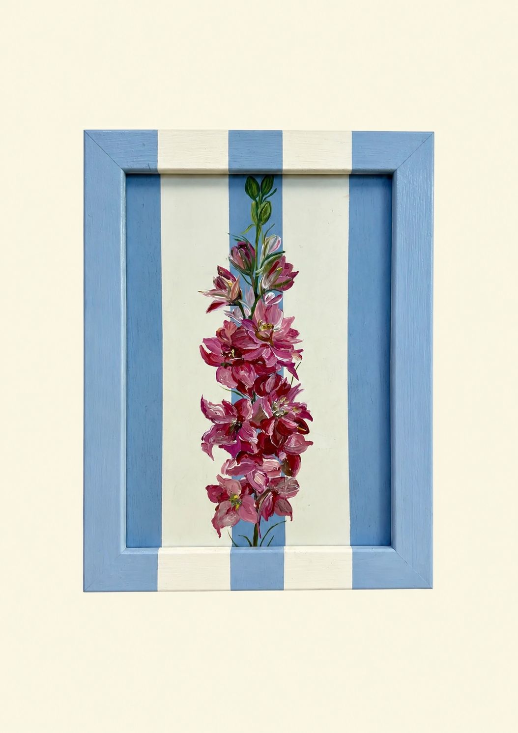 Delphinium- July Birth Flower Framed Print