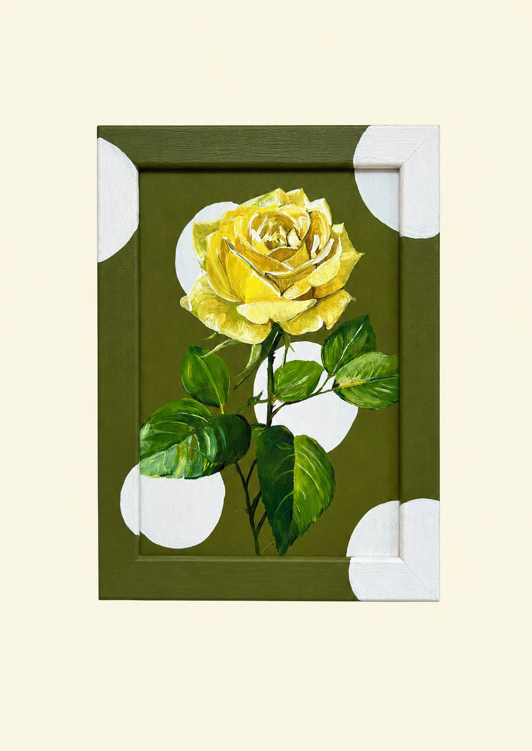 Rose- June Birth Flower Framed Print
