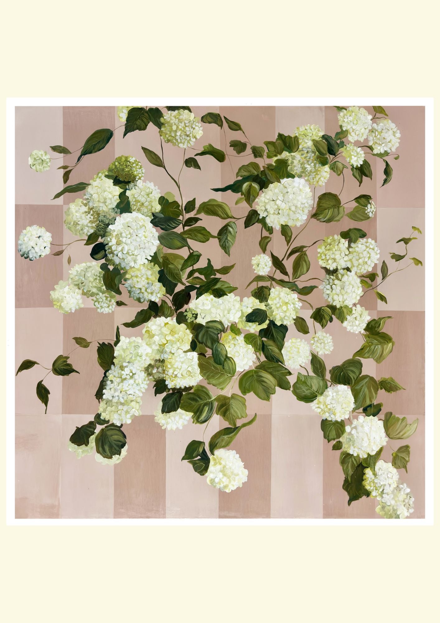 Held by Hydrangeas Print