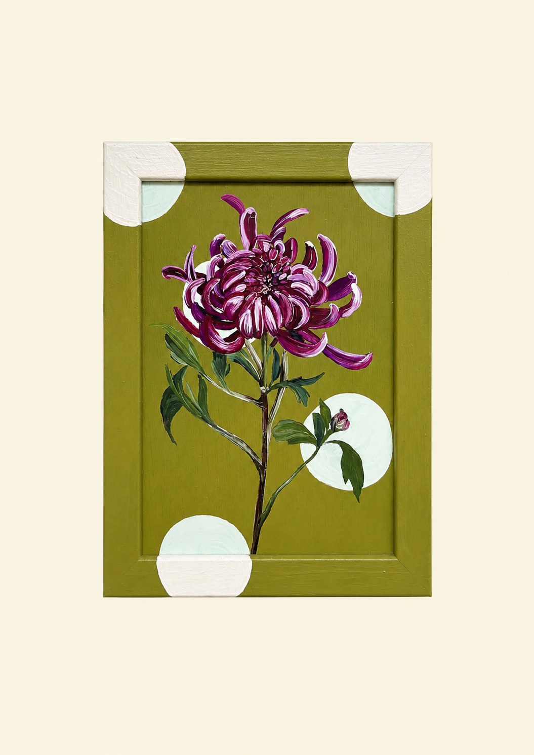 Chrysanthemum - November Birth Flower Framed Print