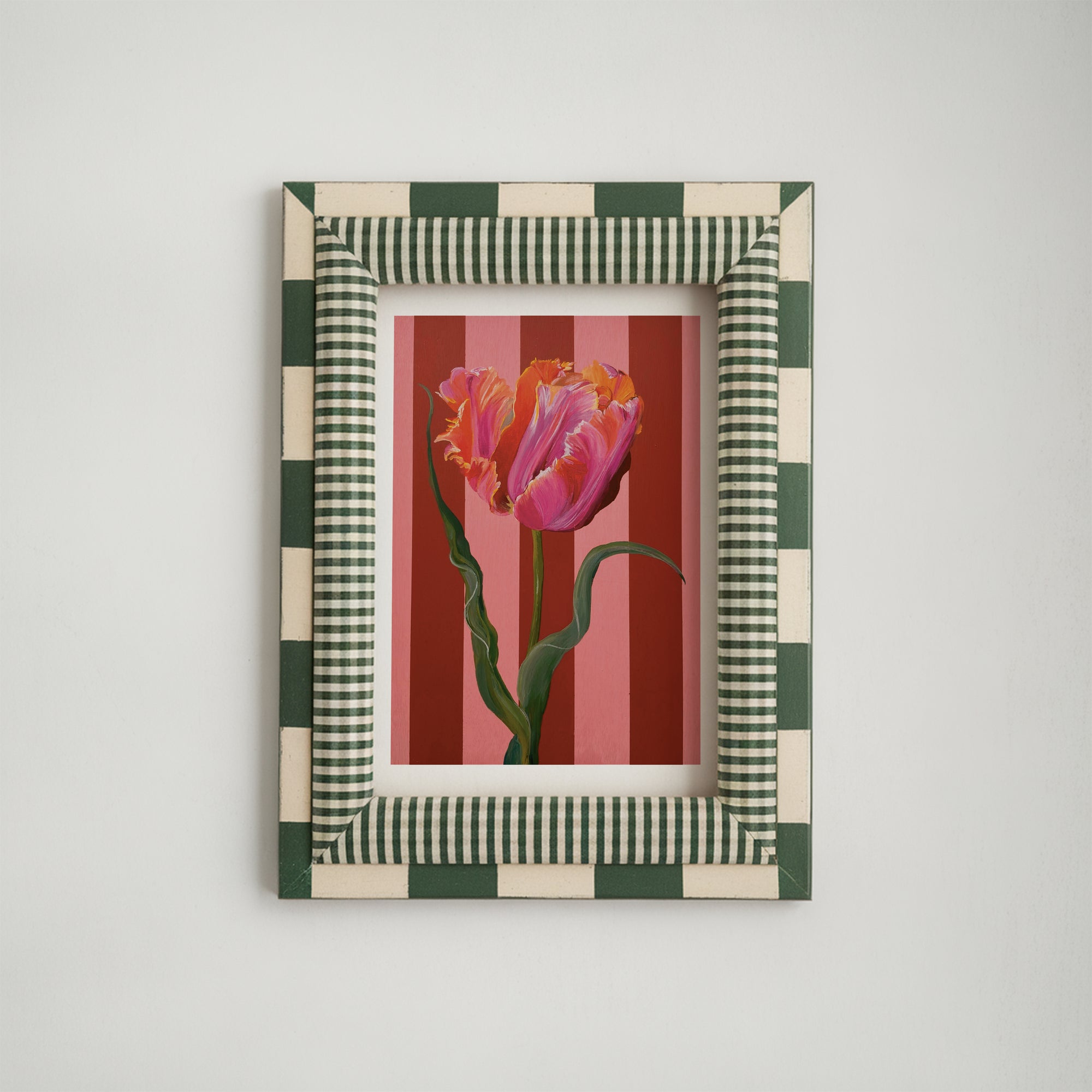 Pink Tulip in Bloom Print