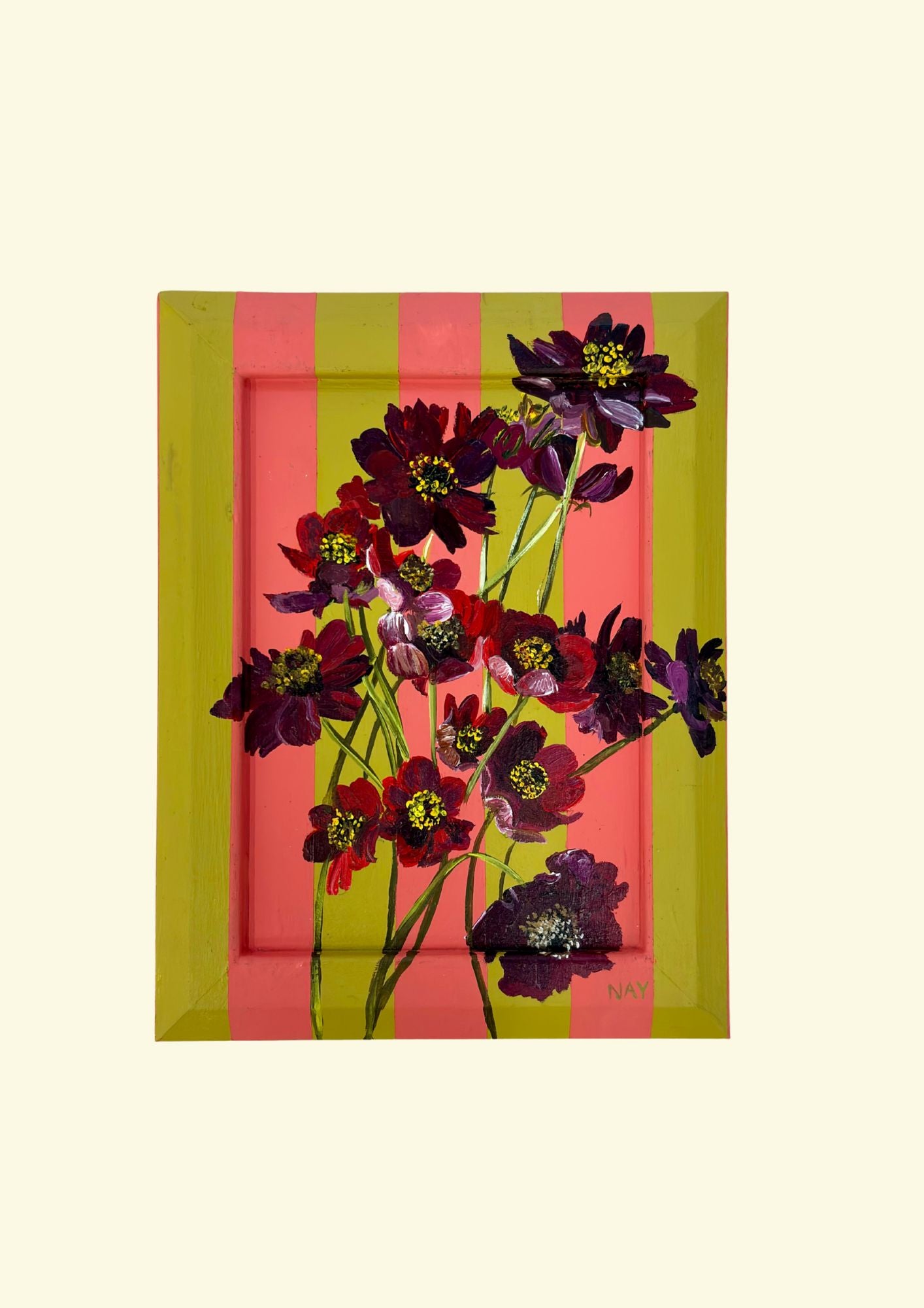 Chocolate Cosmos Stripe