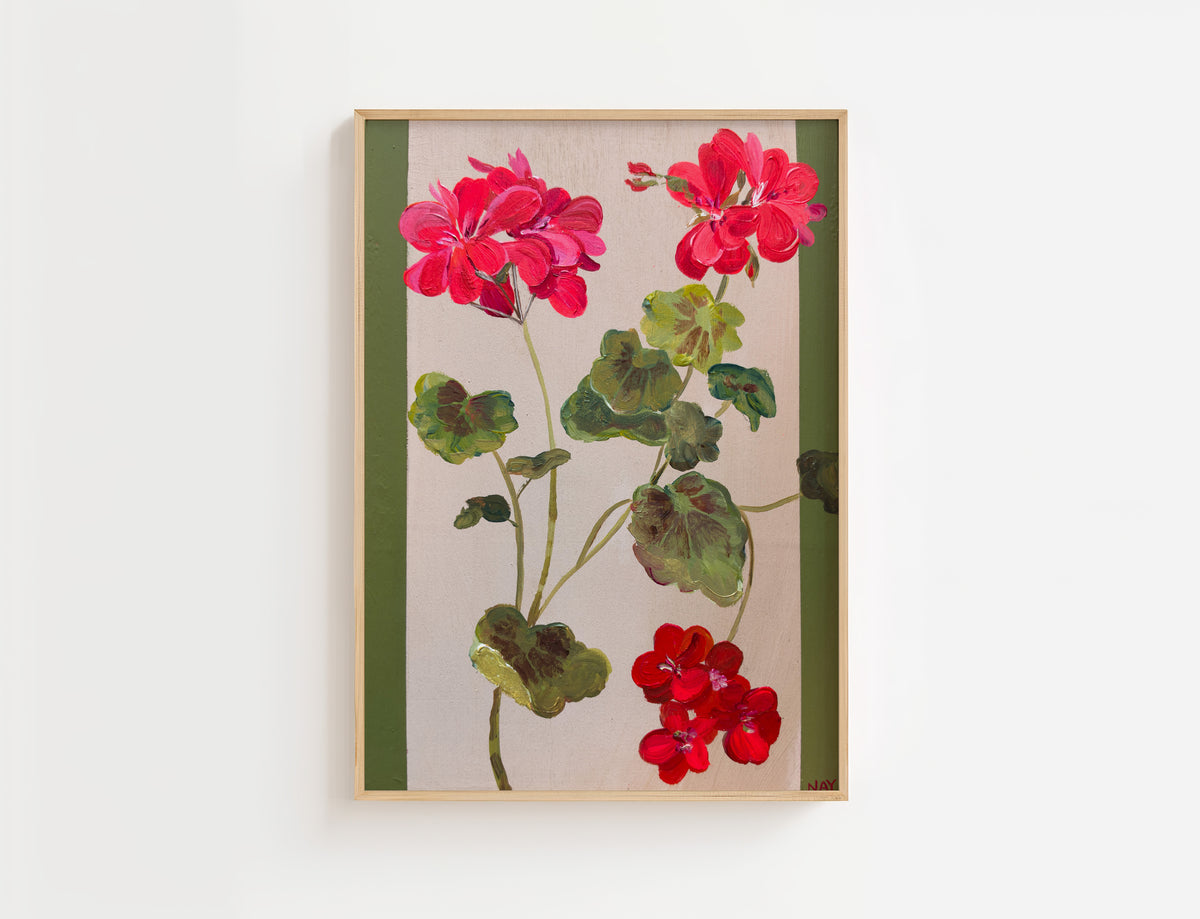 Crimson & Clover Print