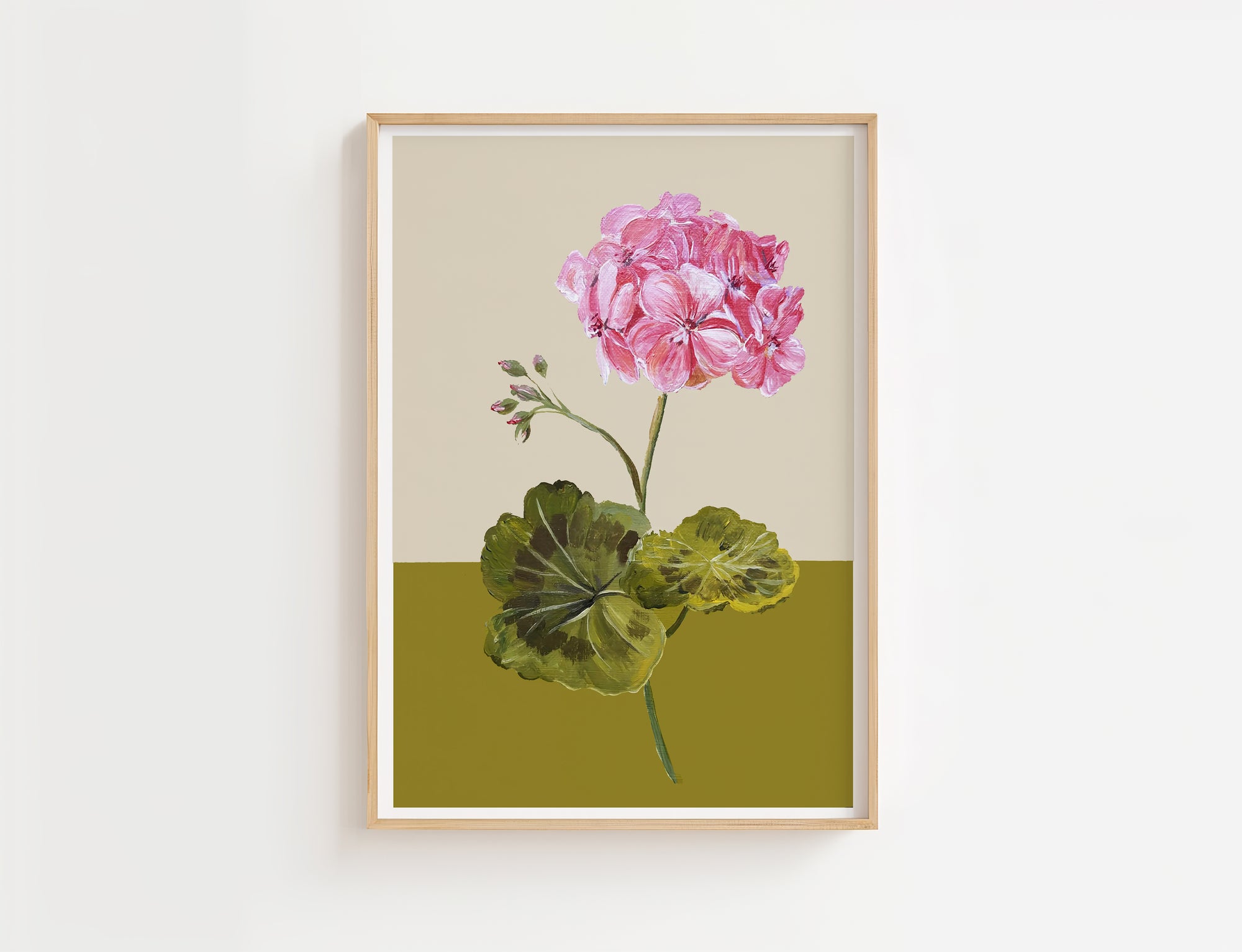 Pink Geranium Print
