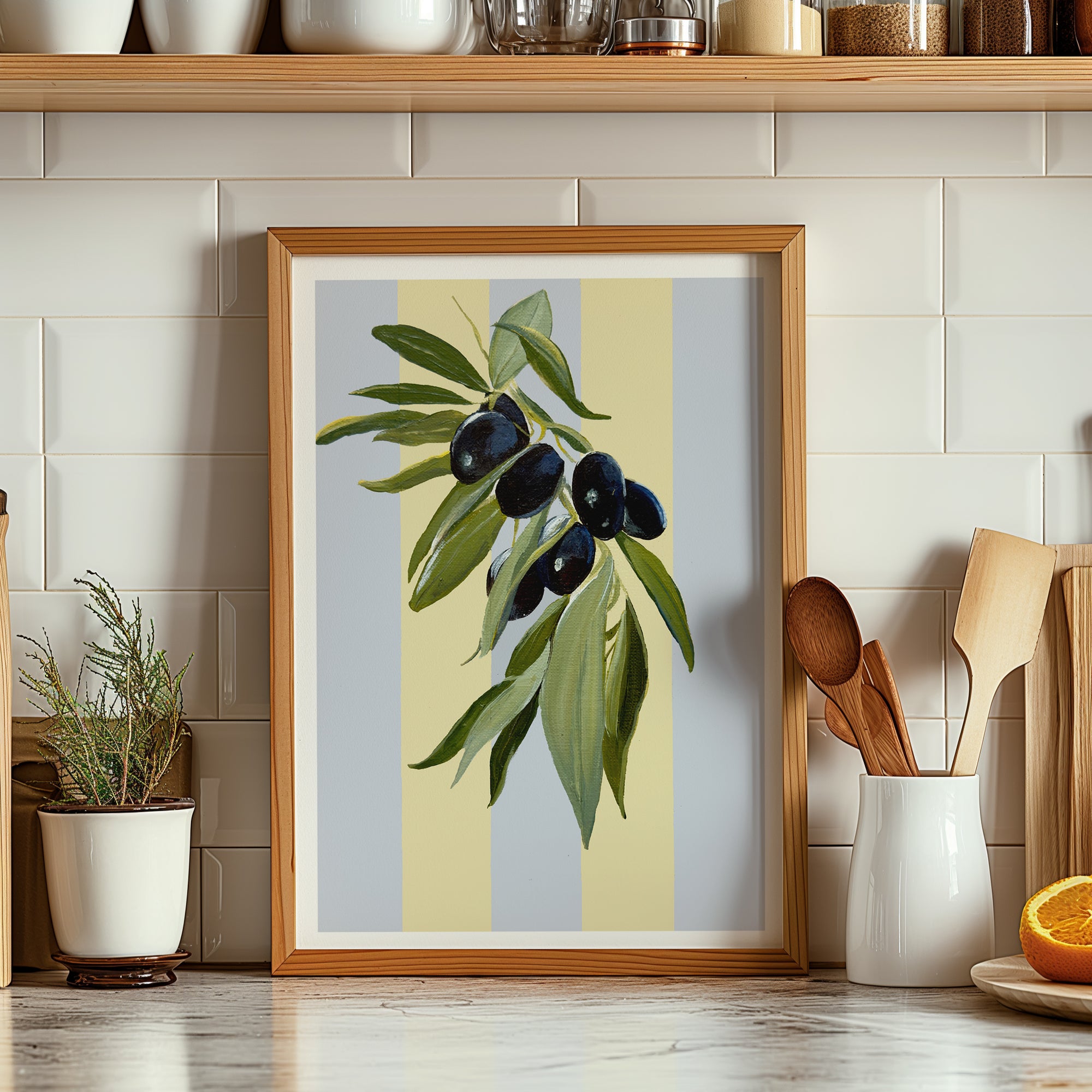 Olive Print