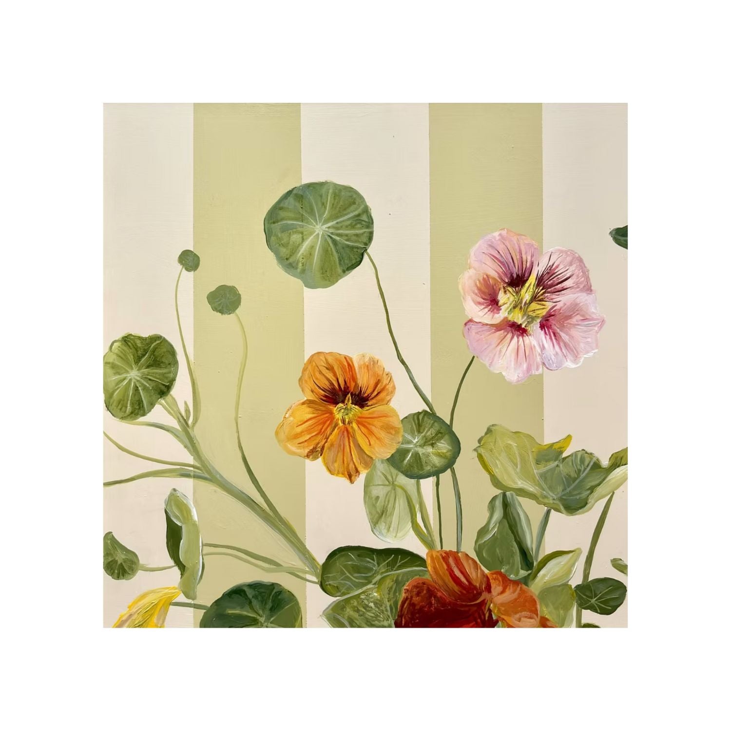 Mixed Nasturtium Print