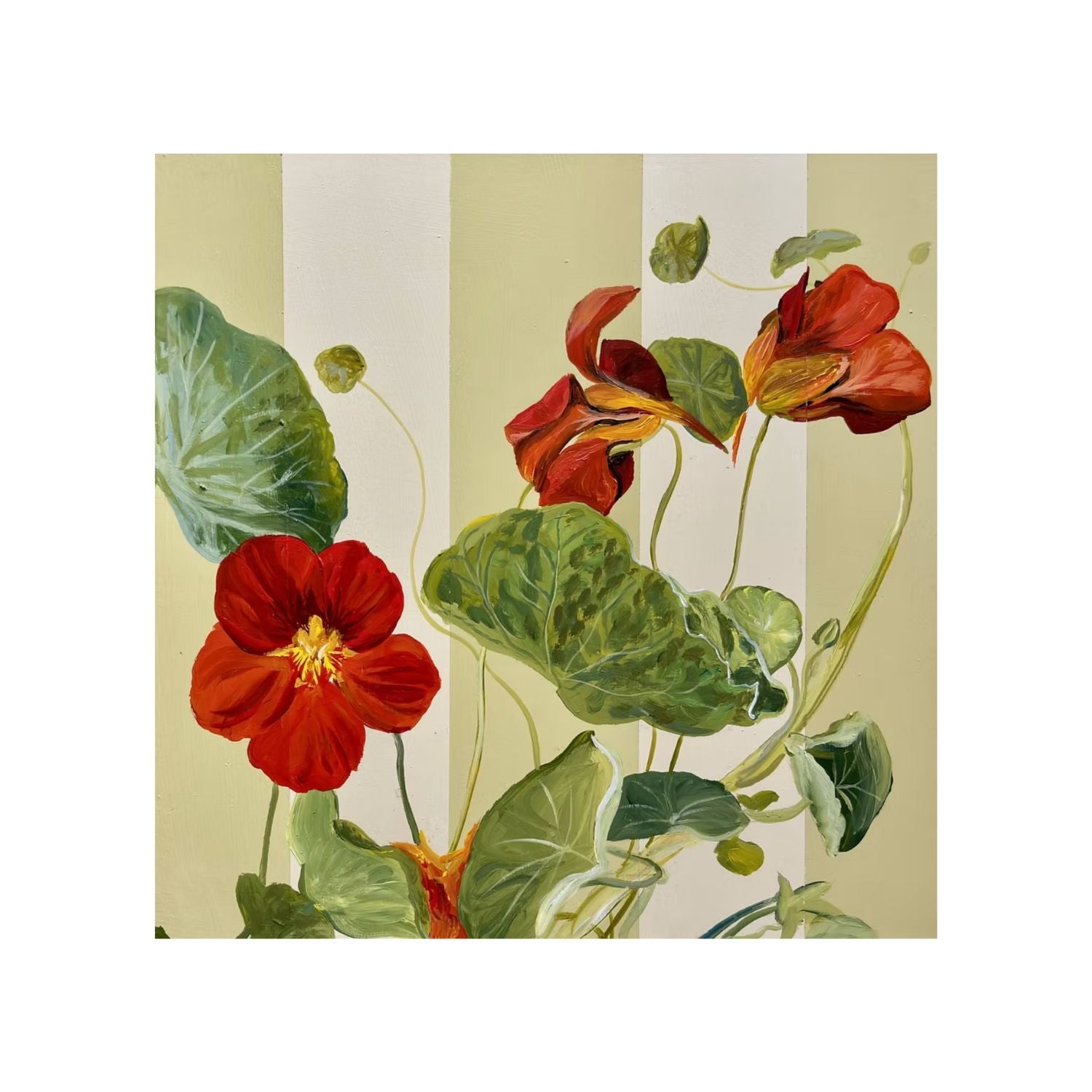 Red Nasturtium Print