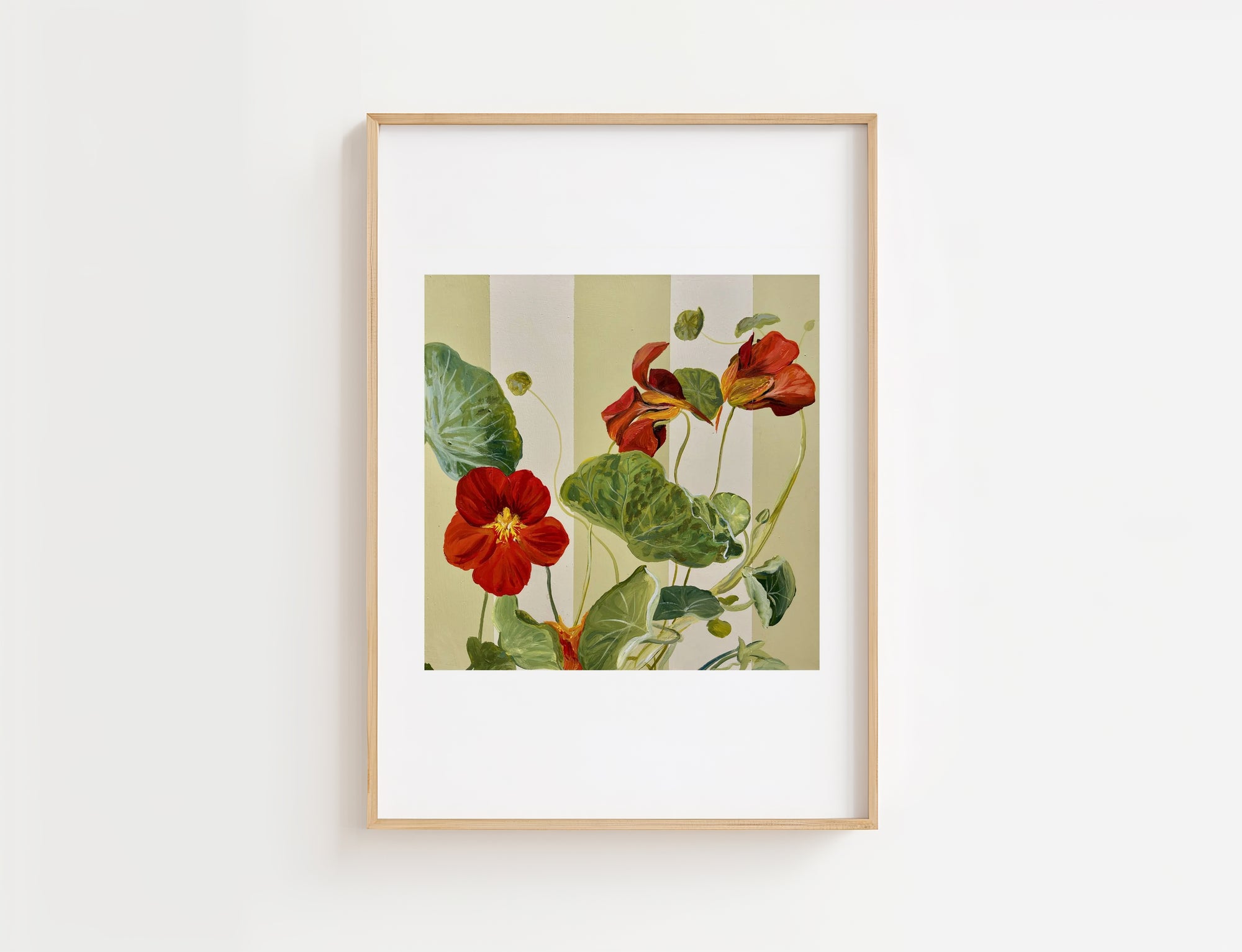 Red Nasturtium Print